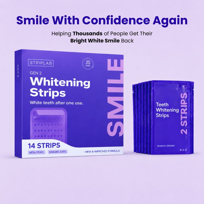 Purple whitening Strips