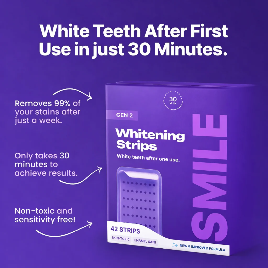 Purple whitening Strips
